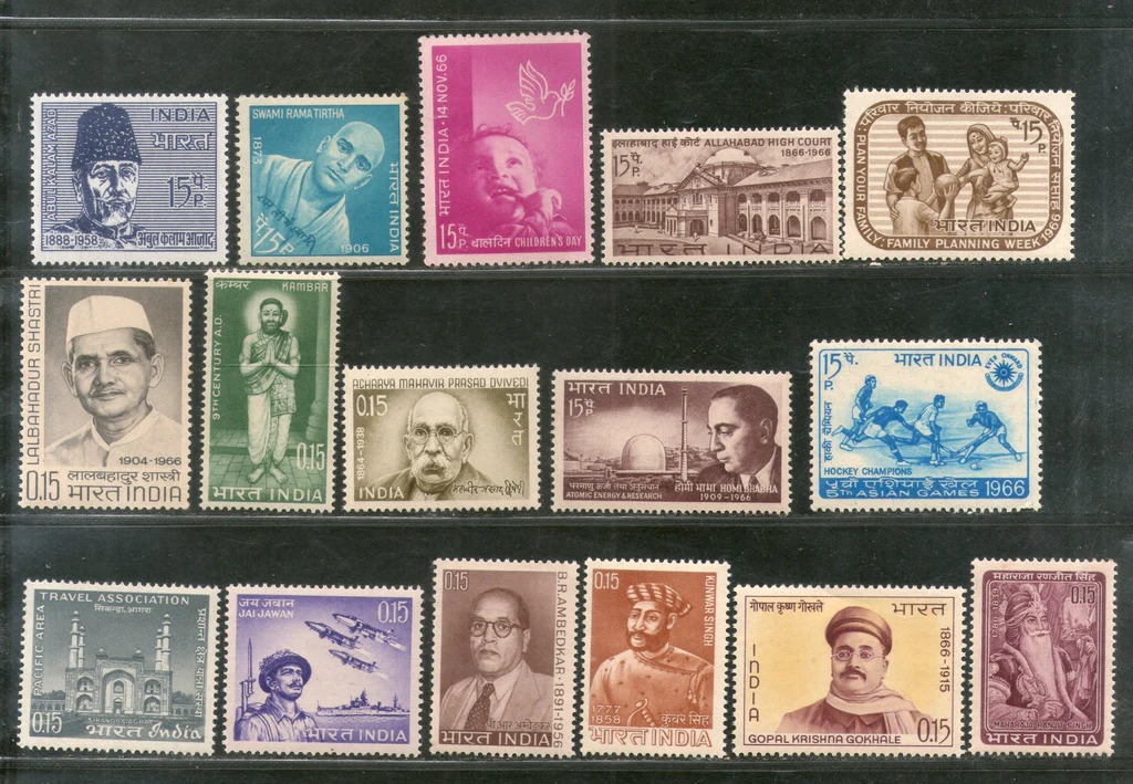 India 1966 Year Pack Complete Set MNH