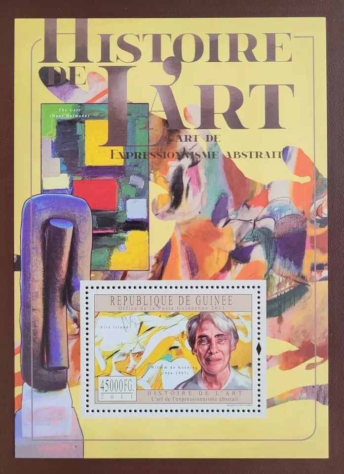 Guinee 2011 Abstrait Expressionism Art M/S MNH