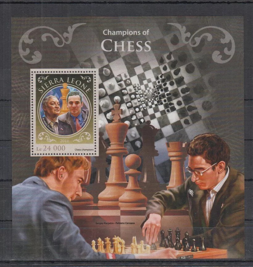 Sierra Leoen 2016 Chess M/S MNH