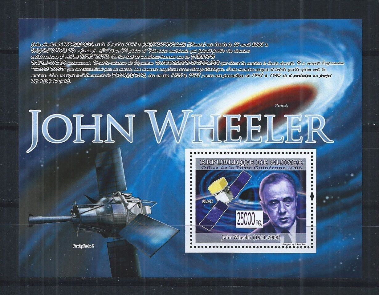 Guinee 2008 John Wheeler Cosmos Kosmos M/S MNH