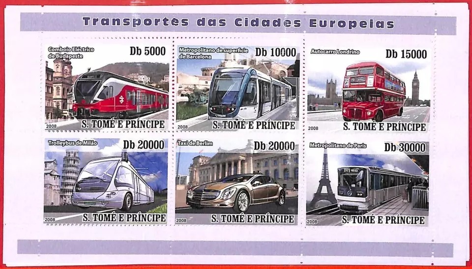 Sao Tome 2008 Taxi Buses Trams Trains M/S HMN