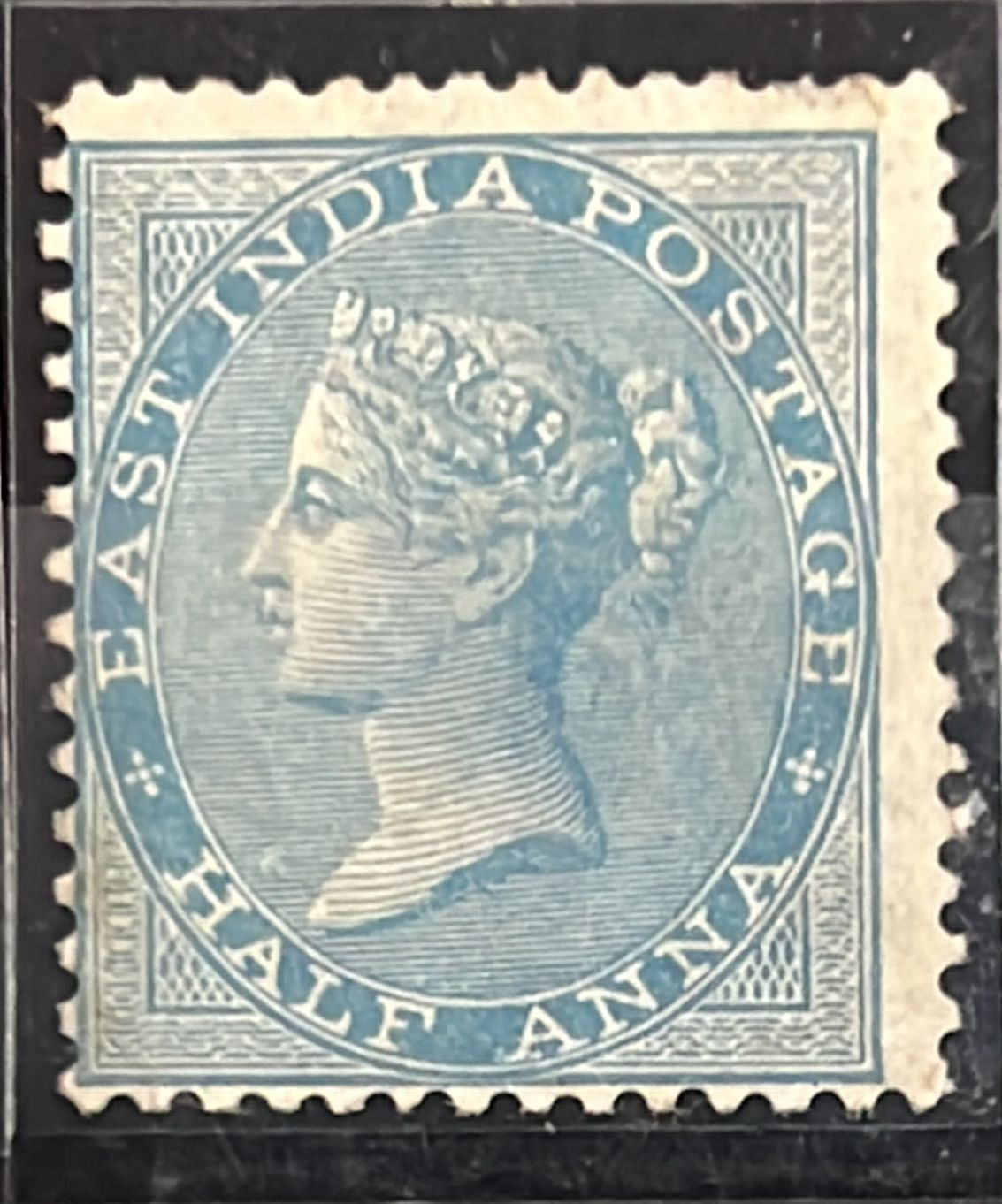 India 1856 QV East India NO WATERMARK SG 37 1/2a Blue Mint SG Cat Val £160