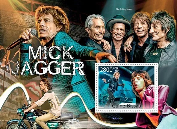 Guinea Bissau 2011 Mick Jagger M/S MNH