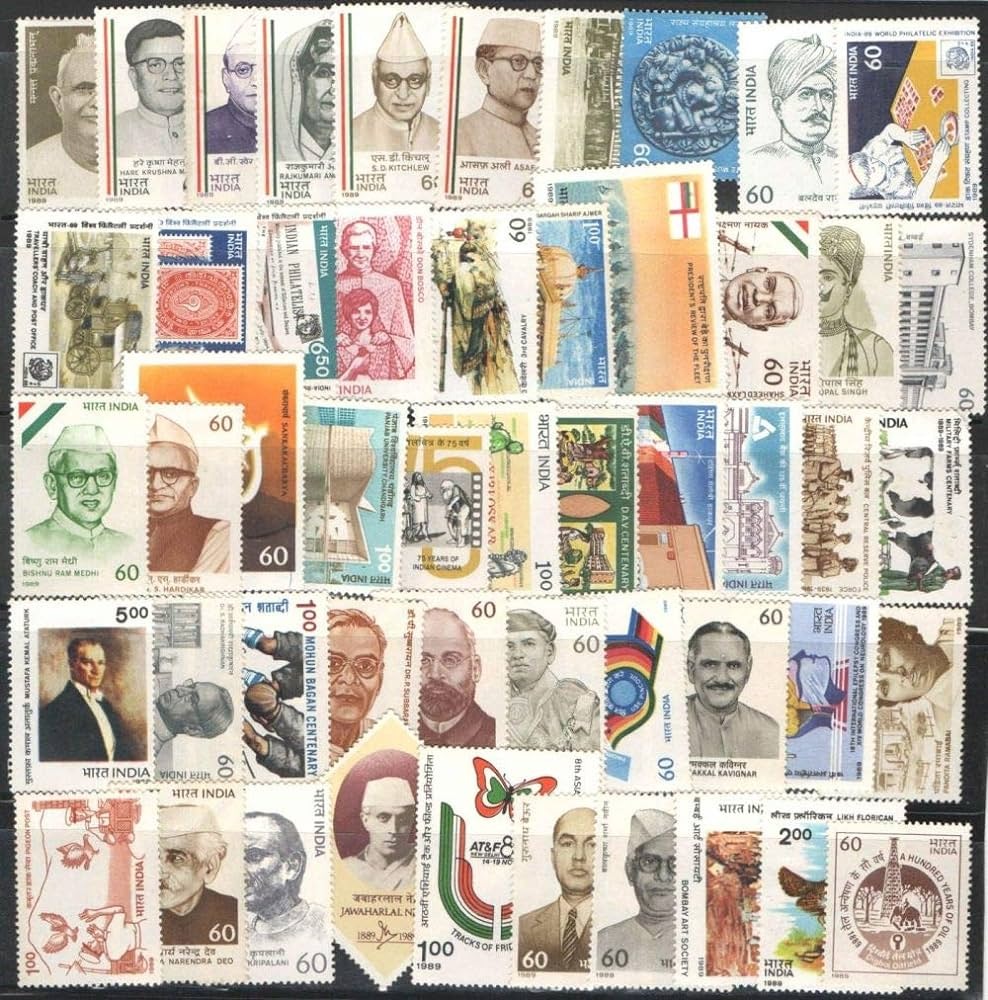 India 1989 Year Pack Complete Set MNH