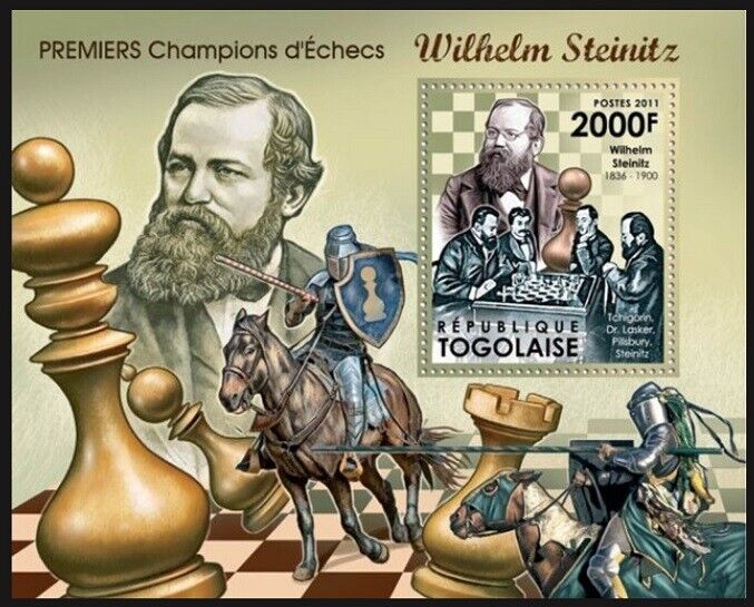 Togo 2011 Wilhelm Steinitz Chess M/S MNH