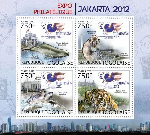 Guinee 2012 Jakarta Philatelic Exhibition M/S HMN