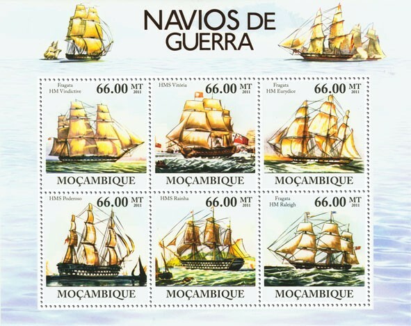 Mozambique 2011 Warship M/S MNH