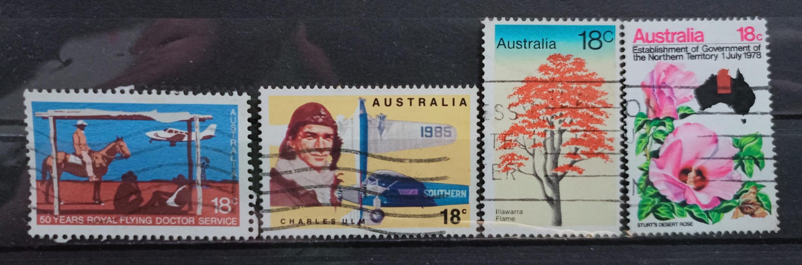 Australia 90's Stamps 4V Used Set