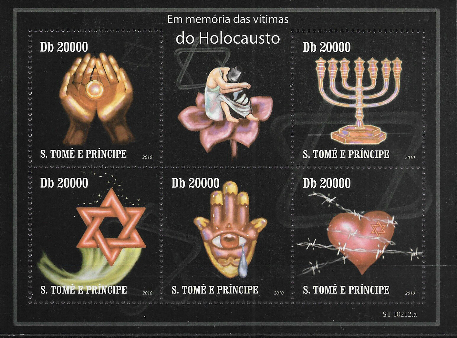 Sao Tome 2010 Holocausto M/S MNH