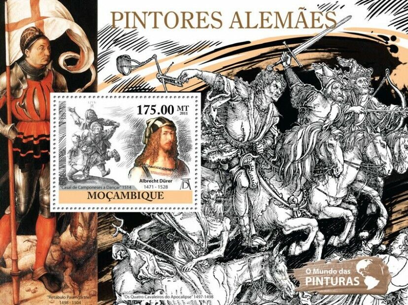 Mozambique 2011 Albrecht Durer German Paintings M/S MNH