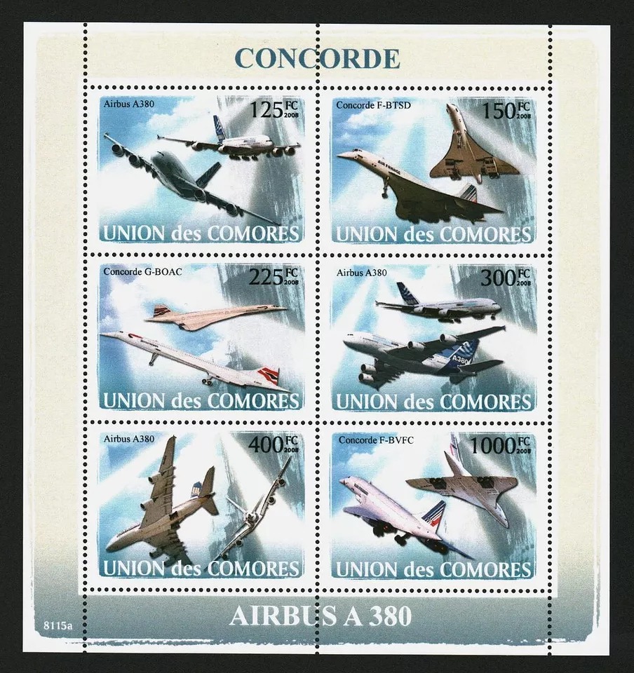 Comores 2009 Railway Train M/S MNH