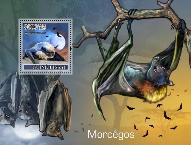 Guinea Bissau 2007 Bats B  M/S MNH