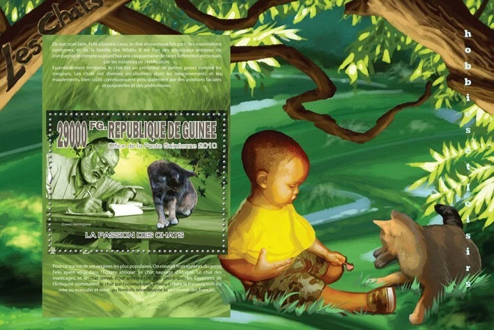 Guinee 2010 Cats M/S MNH