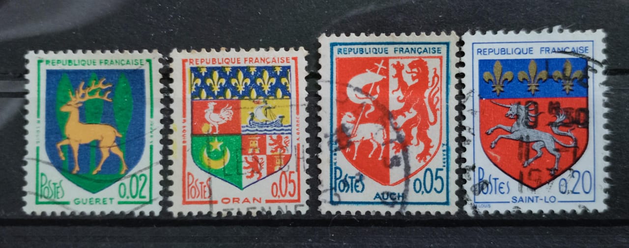 France 1962 Stamps 4V Used Set