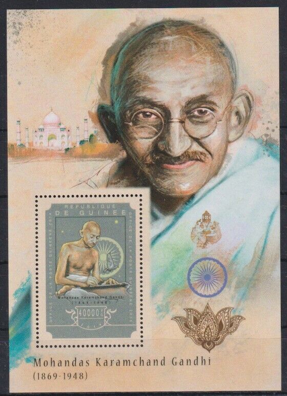 Guinea Bissau 2010 Mahatama Gandhi M/S MNH