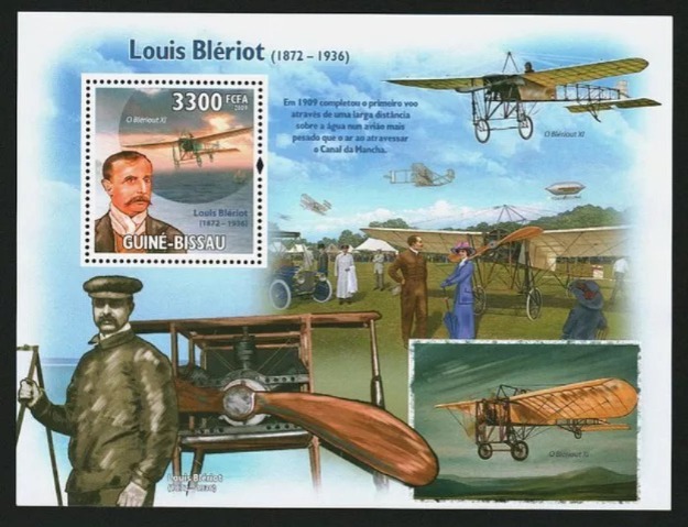 Guinea Bissau 2008 Louis Blériot Aviation M/S MNH