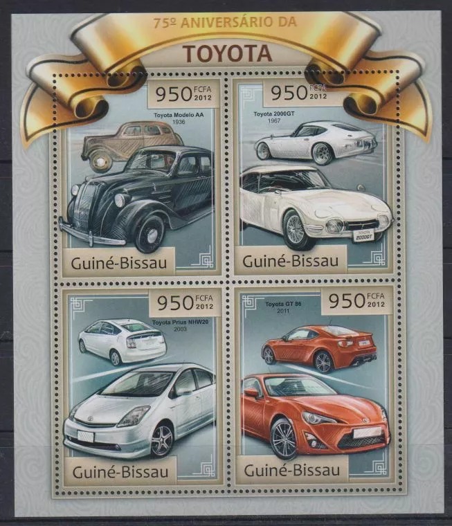 Guinea Bissau 2012 Cars Toyota M/S HMN