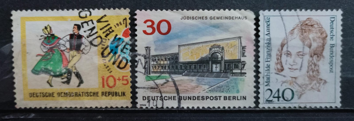 Germany 90's Stamps 3V Used Set
