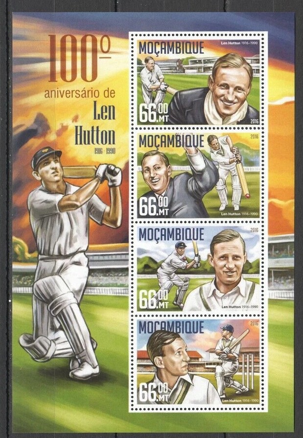 Mozambique 2016 Sport Cricket M/S MNH