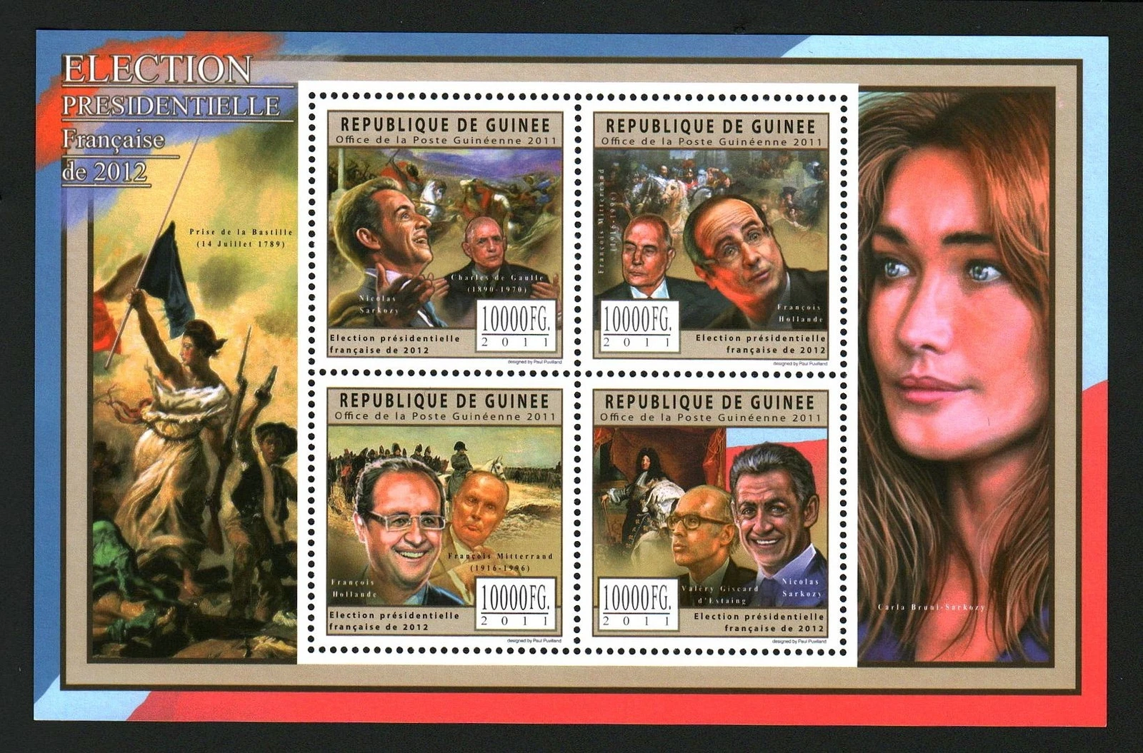 Guinee 2011 Presidential Election Rench M/S MNH