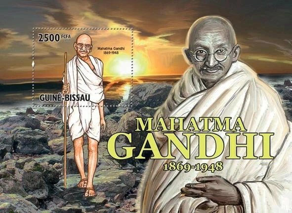 Guinea Bissau 2010 Mahatma Gandhi M/S MNH