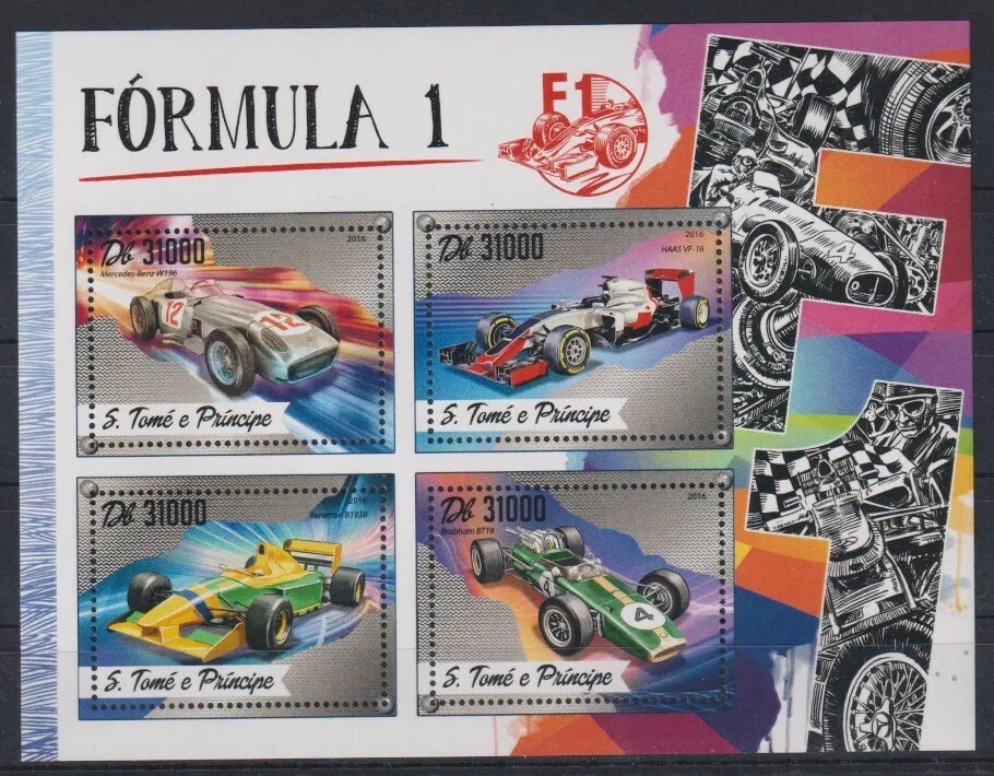 Sao Tome 2016 Formula 1 Sports M/S HMN