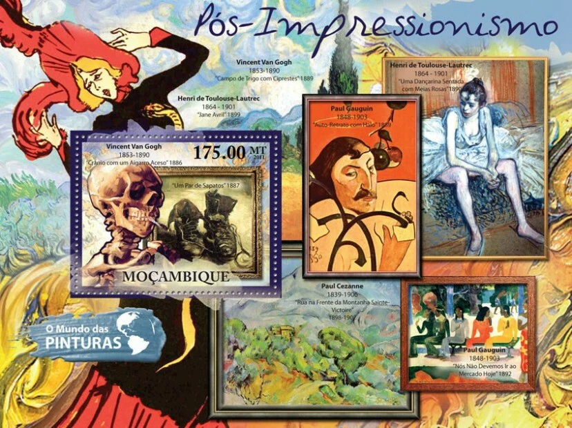 Mozambique 2011 Van Gogh Paintings M/S MNH